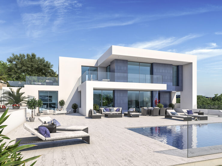 Qlistings - Modern 4 bedroom 3 bathroom villa with Sea views in Benissa Coast Property Image