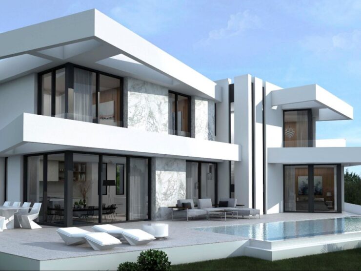 Qlistings - LARGE ULTRA MODERN 4 BED VILLA WITH SEA VIEWS IN LOS MOLINOS, BENITACHEL Property Image