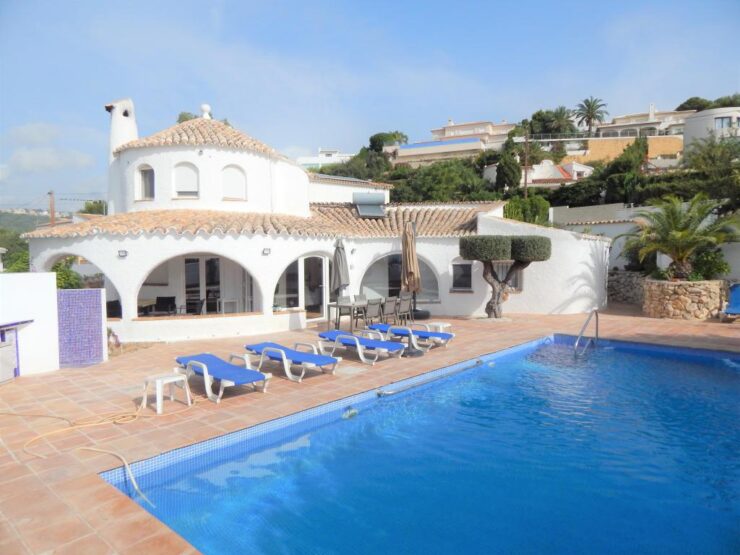 Villa in Moraira for sale in Alicante Spain Spanish Casa Property