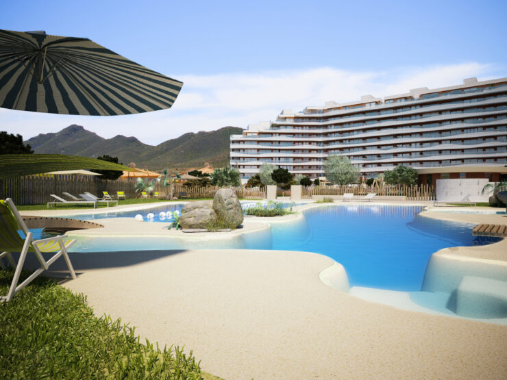 First Line Beach Development With Wonderful Sea Views