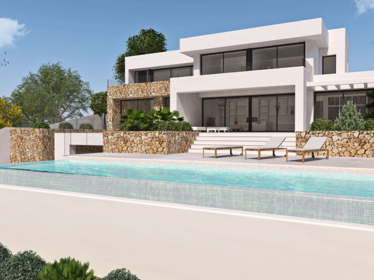 Villa With Possible Project With Fantastic Sea Views in One Of The Best Locations Close to Moraira
