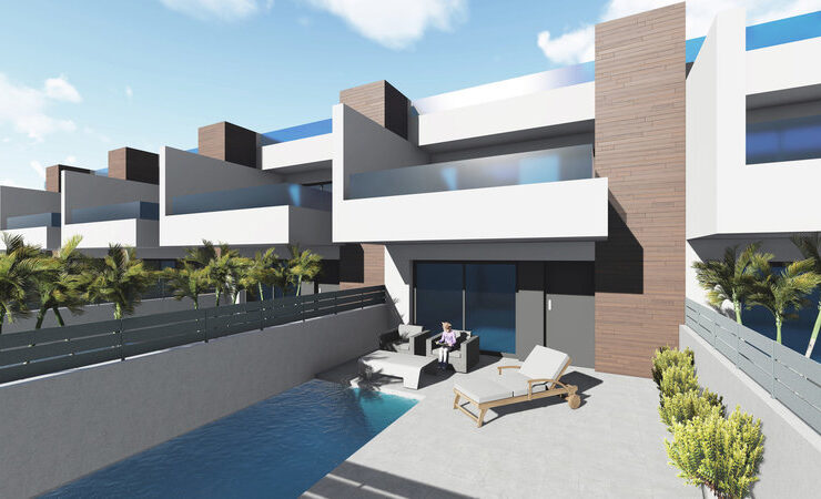 Brand New 3 Bed Townhouses With Jacuzzi Benijofar