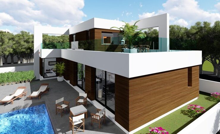 Luxury 3 Bed 3 Bath Villa With Private Pool and Solarium  Benijofar
