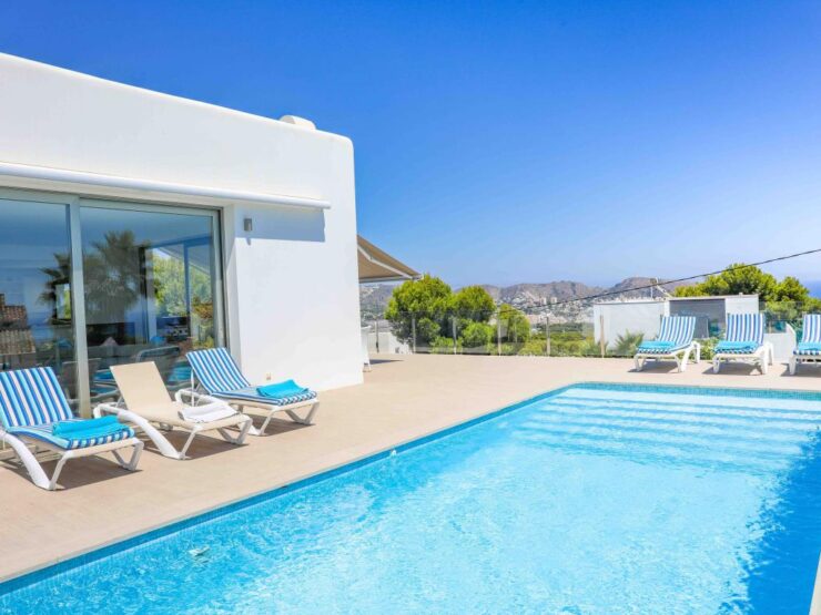 Luxury designer villa with sea views