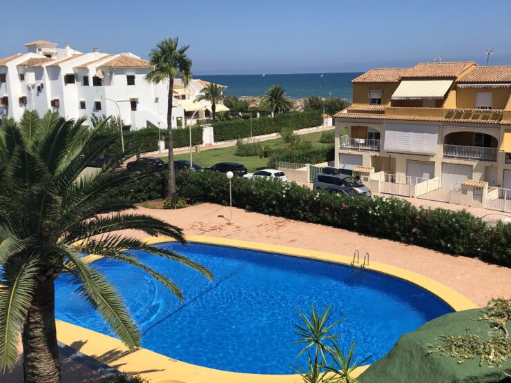 Penthouse 2 Bed Apartment 50M from the Beach With Amazing Sea Views In Oliva