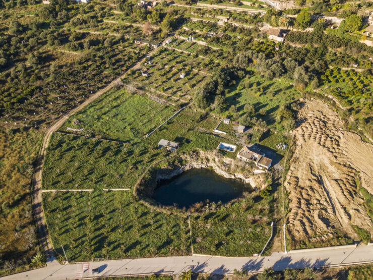 Stunning rustic plot for sale in Altea la Vella