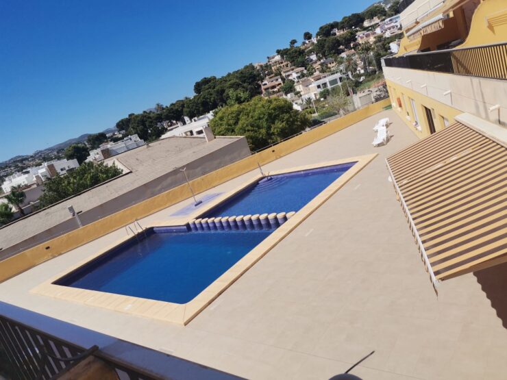 1 bedroom apartment for sale in Moraira with communal pool walking distance to town and beach