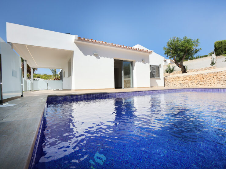 Modern 3 bedroom 2 bathroom Villa Benissa Costa close to Moraira