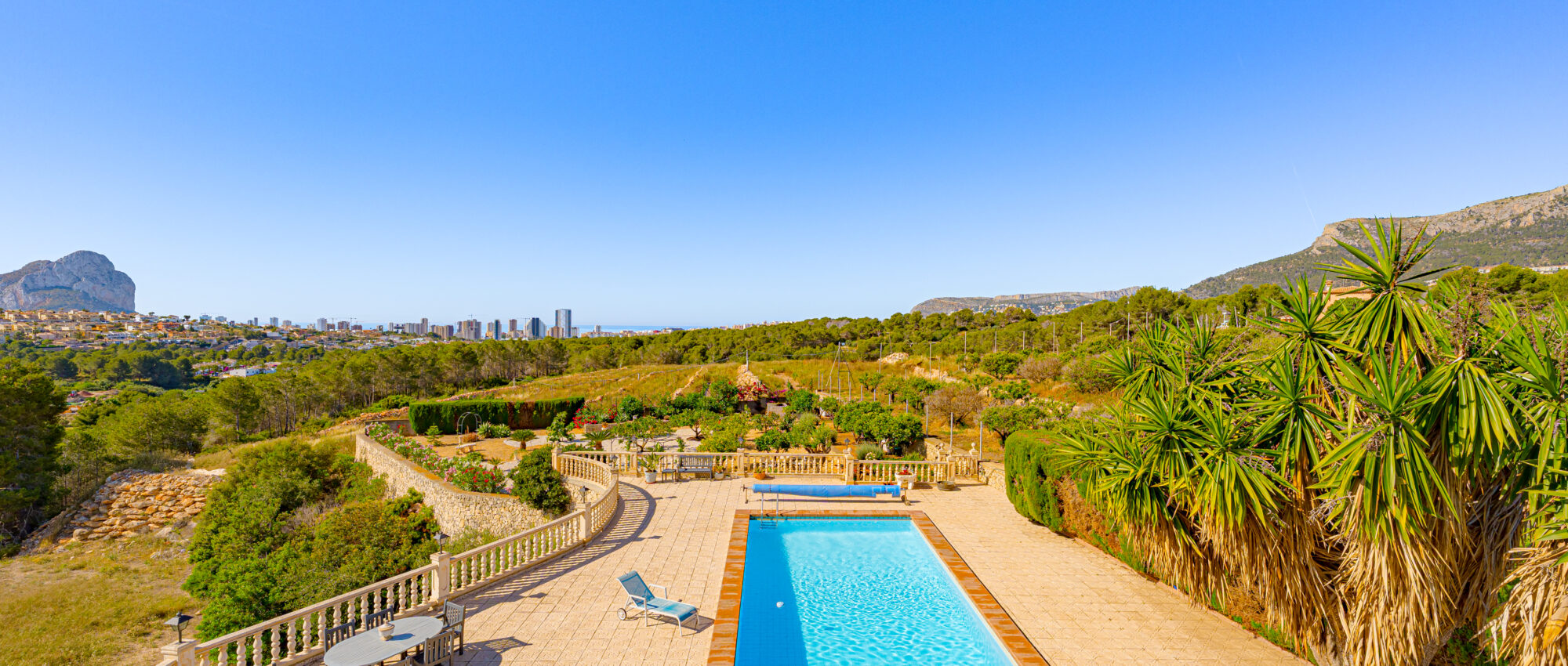 Charming Country 3 Bed Villa with Sea Views – Very Tranquil Location But Only 5 Minutes from Calpe Center